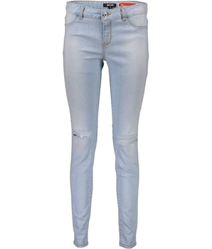 Just Cavalli Blue Cotton Women Jeans
