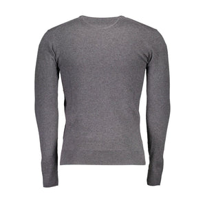 ASOCIACIÓN DE POLO DE EE. UU. Suéter de algodón gris para hombre