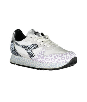 Diadora White Fabric Women Sneaker