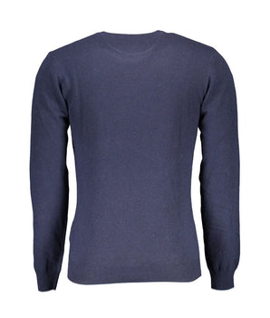 US POLO ASSN. Blue Wool Men Sweater
