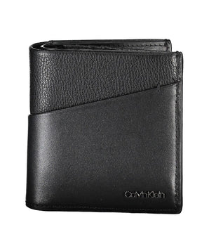 Calvin Klein Black Recycled Polyester Men Wallet