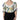 Blusa corta con mangas abullonadas y estampado floral blanco de Dolce &amp; Gabbana