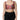 Top tipo corsé con brocado floral rojo de Dolce &amp; Gabbana