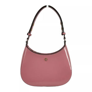 Tory Burch Patent Emerson Small Shoulder Bag Purse Pink