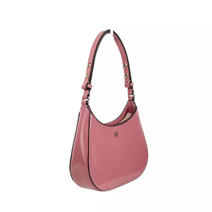 Tory Burch Patent Emerson Small Shoulder Bag Purse Pink