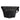 Dolce &amp; Gabbana Black Calfskin Logo Plaque Belt Waist Men Fanny Pack Bag