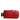 Dolce &amp; Gabbana Red Calfskin Logo Purse Phone Belt Waist Bag