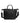 Dolce &amp; Gabbana Black Calfskin Leather Hand Shoulder Duffle Bag