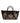 Dolce & Gabbana Black Floral Jacquard Handbag Shoulder Tote Bag