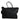 Dolce & Gabbana Black Calfskin Leather Hand Shoulder Duffle Bag