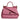 Dolce & Gabbana Pink Leather Sicily Logo Shoulder Satchel Bag