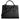 Versace Black Large Leather Top Handle Shoulder Crossbody Bag