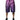 Dolce &amp; Gabbana Metallic Pink Purple Two Tone Bermuda Shorts
