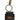 Dolce & Gabbana Black Leather Strap Gold Metal Logo Plaque Airpods Case