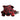 Dolce &amp; Gabbana Red Black Polyester Animal Silhouette Keychain Keyring