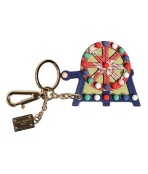 Llavero Carretto multicolor dorado de Dolce &amp; Gabbana
