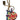 Llavero Carretto multicolor dorado de Dolce &amp; Gabbana