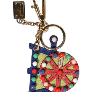 Llavero Carretto multicolor dorado de Dolce &amp; Gabbana