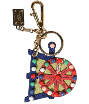 Llavero Carretto multicolor dorado de Dolce &amp; Gabbana