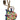 Dolce & Gabbana Multicolor Gold Tone Carretto Keychain Keyring