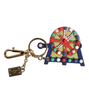 Llavero Carretto multicolor dorado de Dolce &amp; Gabbana