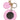 Dolce & Gabbana Pink Calf Leather Gold Metal Logo Print Keyring Keychain