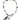 Dolce & Gabbana Silver Gold Brass Embellished Waist Chain Belt