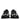 Dolce & Gabbana Black Logo Lace Up Low Top NS1 Sneakers Shoes