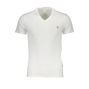 Guess Jeans Camiseta Blanca De Algodón Para Hombre