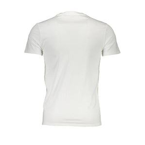 Guess Jeans Camiseta Blanca De Algodón Para Hombre