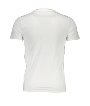 Guess Jeans White Cotton Men T-Shirt