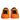 Dolce & Gabbana Orange Portofino Logo Tape Men Sneakers Shoes