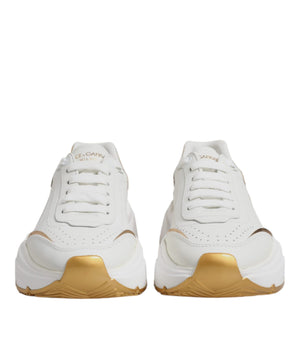 Dolce &amp; Gabbana Zapatillas bajas Daymaster en oro blanco Zapatos
