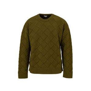 Suéter de lana verde de Bottega Veneta