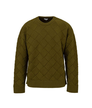 Bottega Veneta Green Wool Sweatshirt