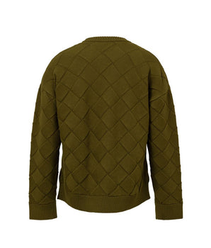Bottega Veneta Green Wool Sweatshirt