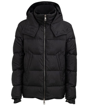 Dolce &amp; Gabbana Black Cotton Full-Length Jacket