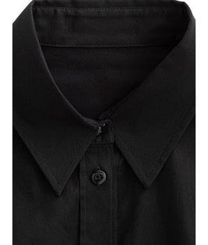 Dolce &amp; Gabbana Black Cotton Dress Shirt