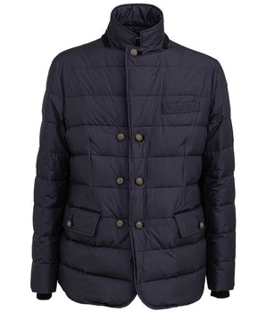 Dolce &amp; Gabbana Blue Polyester Coat