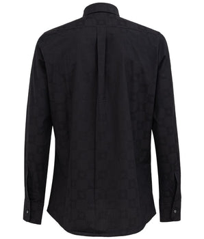 Dolce &amp; Gabbana Black Cotton Dress Shirt