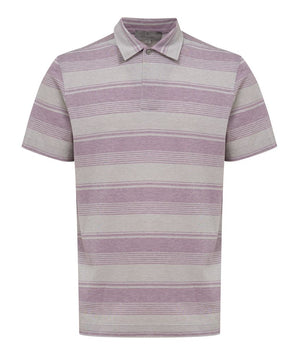 Polo de algodón gris Canali