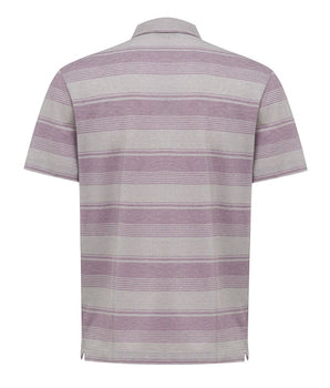 Polo de algodón gris Canali