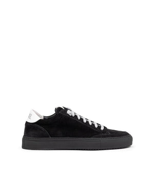P448 Black Suede Leather Athletic Sneakers