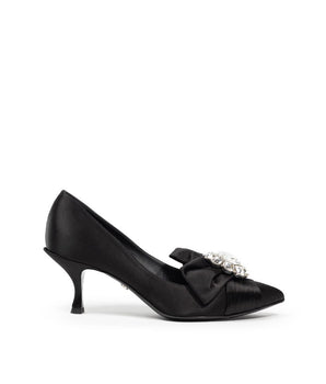 Dolce &amp; Gabbana Black Viscose Pump