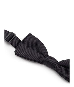 Dolce &amp; Gabbana Black Silk Bowtie