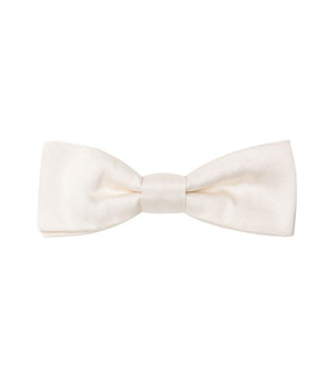 Dolce &amp; Gabbana White Silk Bowtie