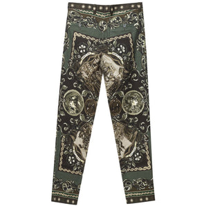 Dolce &amp; Gabbana Green Cotton Jeans &amp; Pant