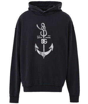 Dolce & Gabbana Blue Cotton Sweatshirt
