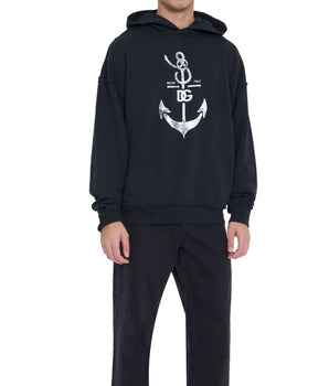 Dolce & Gabbana Blue Cotton Sweatshirt