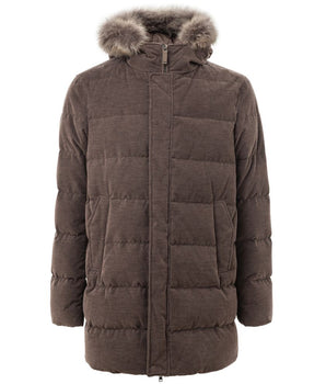 Chaqueta Herno Algodón Marrón